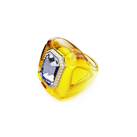 5709976 Swarovski Yüzük Dulcıs:Rıng Yel/Pur/Gos 52
