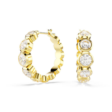 5711483 Swarovski Küpe Imber:Pe Mn Hoop Whıte/Gos