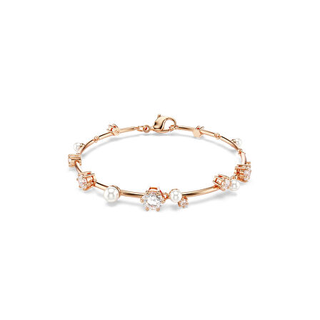 5729505 Swarovski Bilezik Constella:Bracelet Pearl Whıte/Ros M