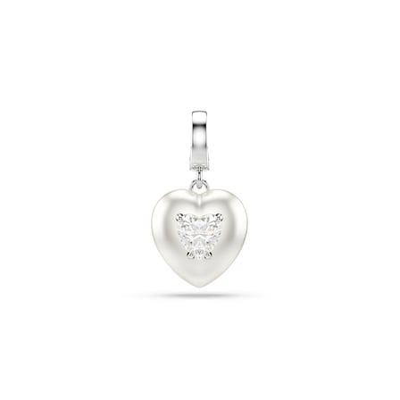 5742960 Swarovski Charm Idyllıa:Charm Heart Whıte/Rhs
