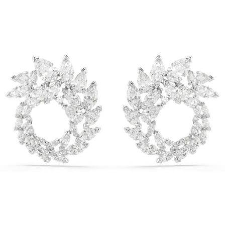 5748008 Swarovski Küpe Mesmera:Pe Small Hoops Whı/Rhs