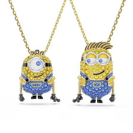 5751614 Swarovski Kolye Mınıons:Set James & Henry Yel/Gos