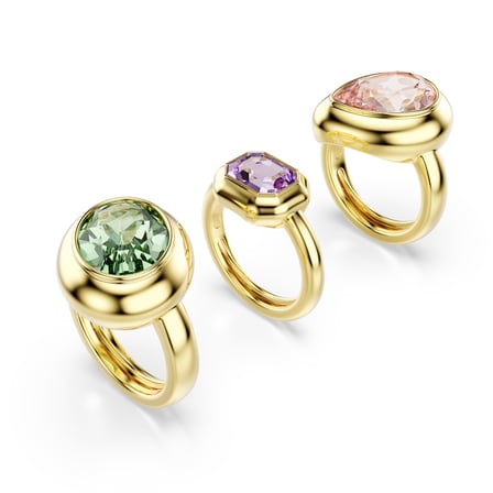 5753094 Swarovski Yüzük Gema:Rıng Set Of 3 Mul/Gos 55-60