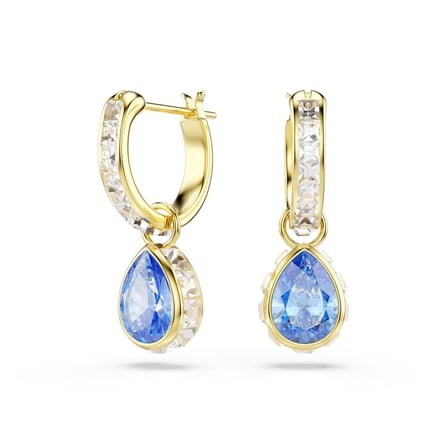 5757815 Swarovski Küpe Mp Chroma:Pe Mn Hoop Drop Pear Fanbl/Gos
