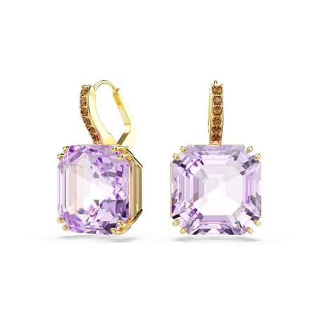 5759990 Swarovski Küpe Mıllenıa:Pe Square Vıol/Gos