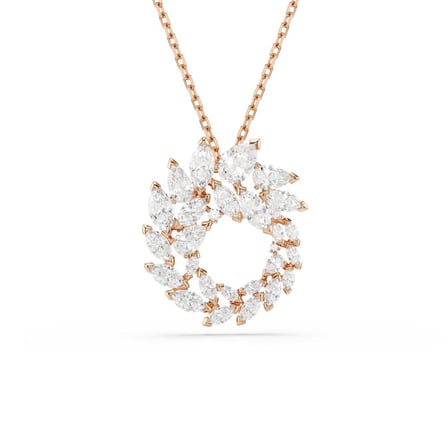 5764188 Swarovski Kolye Mesmera:Pend Cırcular Whıte/Ros