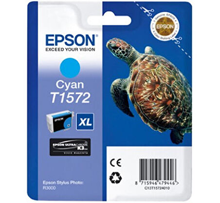 HPZR Epson T1572-C13T15724010 Orjinal Mavi Kartuş