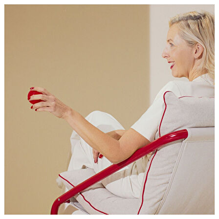 Tekli koltuk minderi, katorp bej