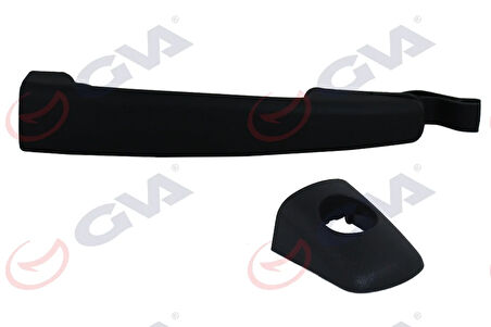 DIŞ KAPI KOLU KAPAKLI ÖN SOL SİYAH DESENLİ PARTNER-BERLINGO 2008-2016 -3008 207 2006-2012 9101 GE