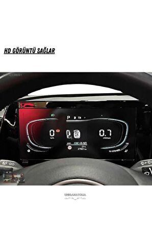 Kia Sportage 2020 2021 2022 8 İnç Hayalet Gösterge Uyumlu Nano Ekran Koruyucu