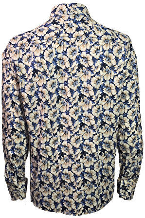 Campione 5708432 Erkek Desenli Gömlek Turquoise