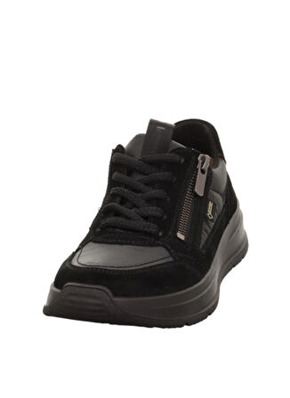Legero Siyah Kadın Süet Sneaker 2-000239-0200