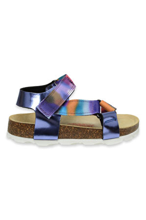 Superfit 000116-P Fussbettpantoffel Lila Çocuk Sandalet
