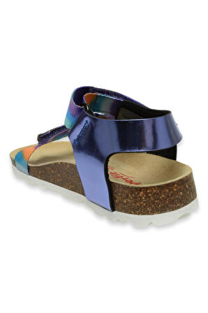 Superfit 000116-P Fussbettpantoffel Lila Çocuk Sandalet