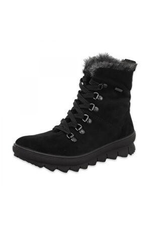 Legero 000530 Z Novara Gore-Tex Deri Siyah Kadın Bot