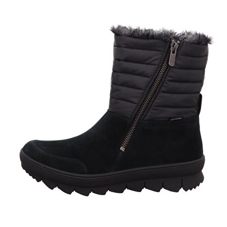 Legero Süet Siyah Kadın Kar Botu 2-009900