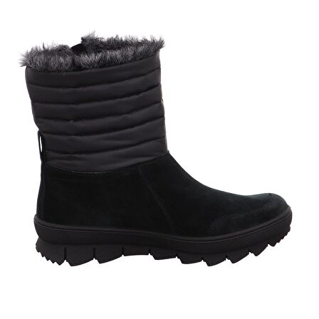 Legero Süet Siyah Kadın Kar Botu 2-009900