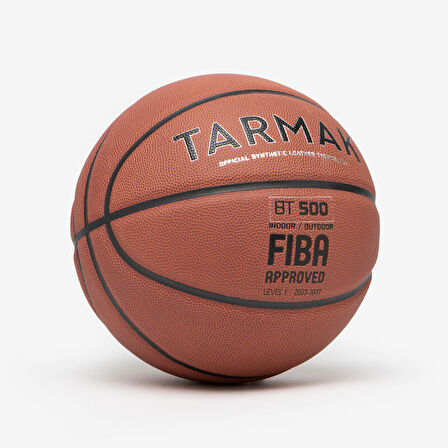 Basketbol Topu - 7 Numara - Kahverengi - Fiba Onaylı BT500