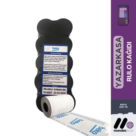 Beko 300TR Yazarkasa Rulosu 