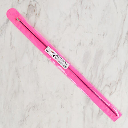 Loren Crafts 2,5 mm 35 cm Mor Renkli Metal Gagalı 