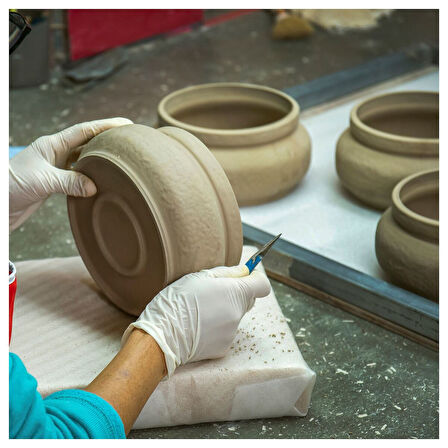 Seramik kase, kahverengi, 16 cm