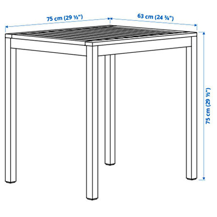 Masa ve sandalye seti, açık kahverengi-yeşil, mindersiz, 2 sandalyeli
