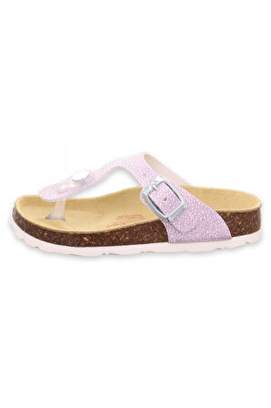 Superfit 000117 Fussbettpantoffel Günlük Parmak Arası Lila Kadın Terlik