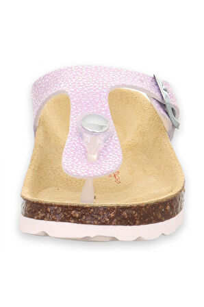 Superfit 000117 Fussbettpantoffel Günlük Parmak Arası Lila Kadın Terlik