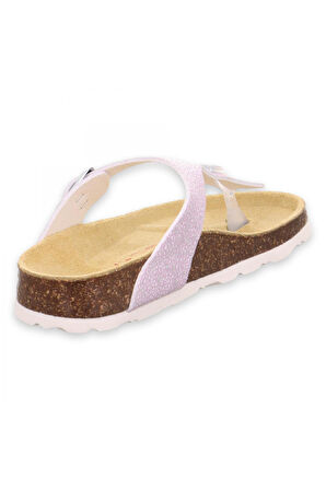 Superfit 000117 Fussbettpantoffel Günlük Parmak Arası Lila Kadın Terlik