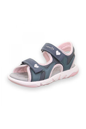 Superfit 009544 Pebbles Mavi Kız Çocuk Sandalet