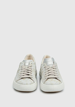 Beyaz Deri Kadın Sneaker