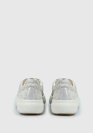 Beyaz Deri Kadın Sneaker