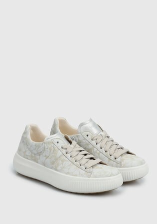 Beyaz Deri Kadın Sneaker