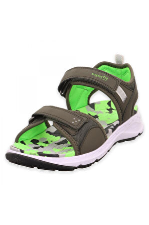 Superfit 000586 Criss Cross Haki Çocuk Sandalet