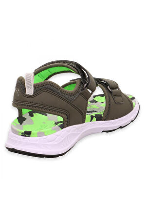 Superfit 000586 Criss Cross Haki Çocuk Sandalet