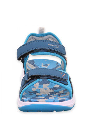 Superfit 000586 Criss Cross Mavi Çocuk Sandalet