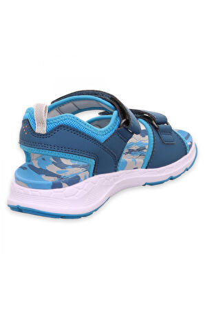 Superfit 000586 Criss Cross Mavi Çocuk Sandalet