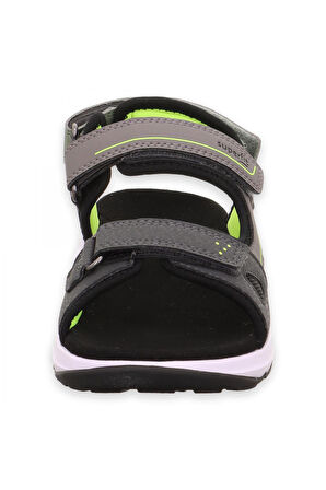 Superfit 000583 Criss Cross Gri Çocuk Sandalet