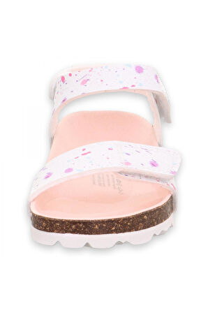 Superfit 000123 P Kiz Çocuk Beyaz Kız Çocuk Sandalet
