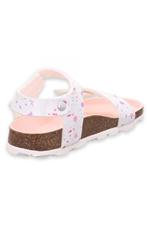 Superfit 000123 P Kiz Çocuk Beyaz Kız Çocuk Sandalet