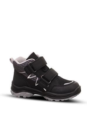 Jupiter Superfit Marka Erkek Çocuk Gorateks Bot Siyah-Gri