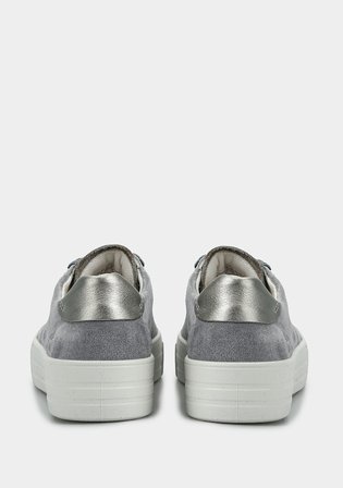 Mavi Deri Kadın Sneaker
