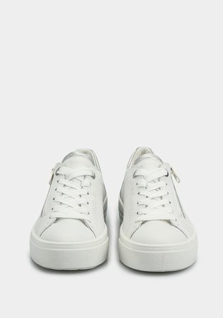 Beyaz Deri Kadın Sneaker