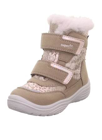 Superfit 1-009091-4020 Bej Erkek Çocuk Deri Outdoor Bot