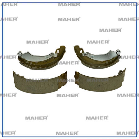 FREN BALATA LOGAN 2004 / SANDERO 2008 / CLIO 2 1998-2009 ABSSİZ LEVYELİ PABUÇ ARKA +1MM 7701205758