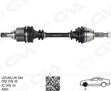ÖN AKS KOMPLE SOL FORD FIESTA 6 1.0 ECOBOOST 2014 B-MAX 2014 1.6TI D1B73B437CB 1768179