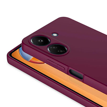 Xiaomi Redmi 13C ile Uyumlu Kılıf Içi Kadife Lansman Tasarım Telefon Kılıfı Kapak