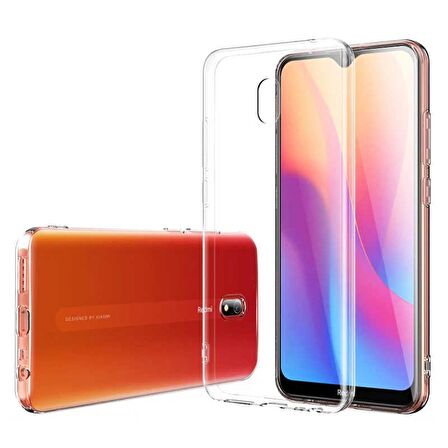 Gpack Xiaomi Redmi 8a Kılıf Süper Silikon Yumuşak Arka Koruma