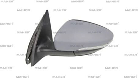 AYNA DIŞ DİKİZ PASSAT 2010-2014 ELEKTRİKLİ, ISITMALI, ASTARLI, KATLANIR, HAFIZALI, YAN-ALT LAMBALI SOL 3AB857507D9B9