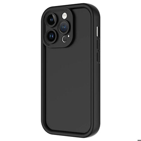 Apple iPhone 14 Pro Max ile Uyumlu Kılıf Kamera Korumalı Yüksek Kenarlı Kapak